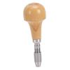 6 Sets Wooden Handle Pin Vise and Copper Chuck Hand Pin Vise Kit for Jewelry Model Making Electronic Assembly