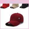 Embroidery F Letter Baseball Cap Sun Protection Hat Outdoor Solid Caps Color