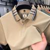Zomer Polo Shirt met Korte Mouwen voor Heren - Volwassen, Veelzijdige Business Casual Kleding