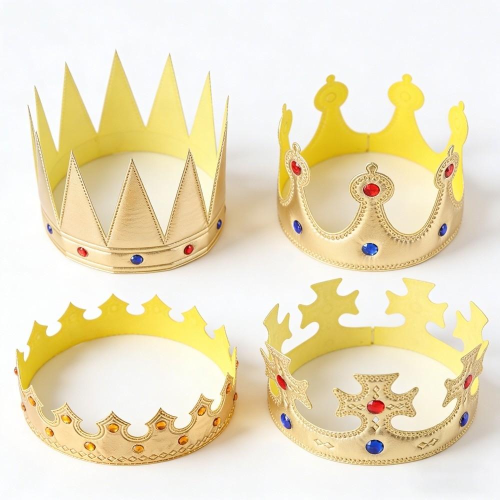 Dress Up Prince Crown Role-Playing Festival Headdress Novelty Cosplay King Headband Happy Birthday