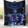 Coperta in Flanella Horror Freddy F-FNAF Games, Coperta in Peluche Calda Ultra Morbida per Casa Camera da Letto Letto Divano Ufficio Campeggio Picnic