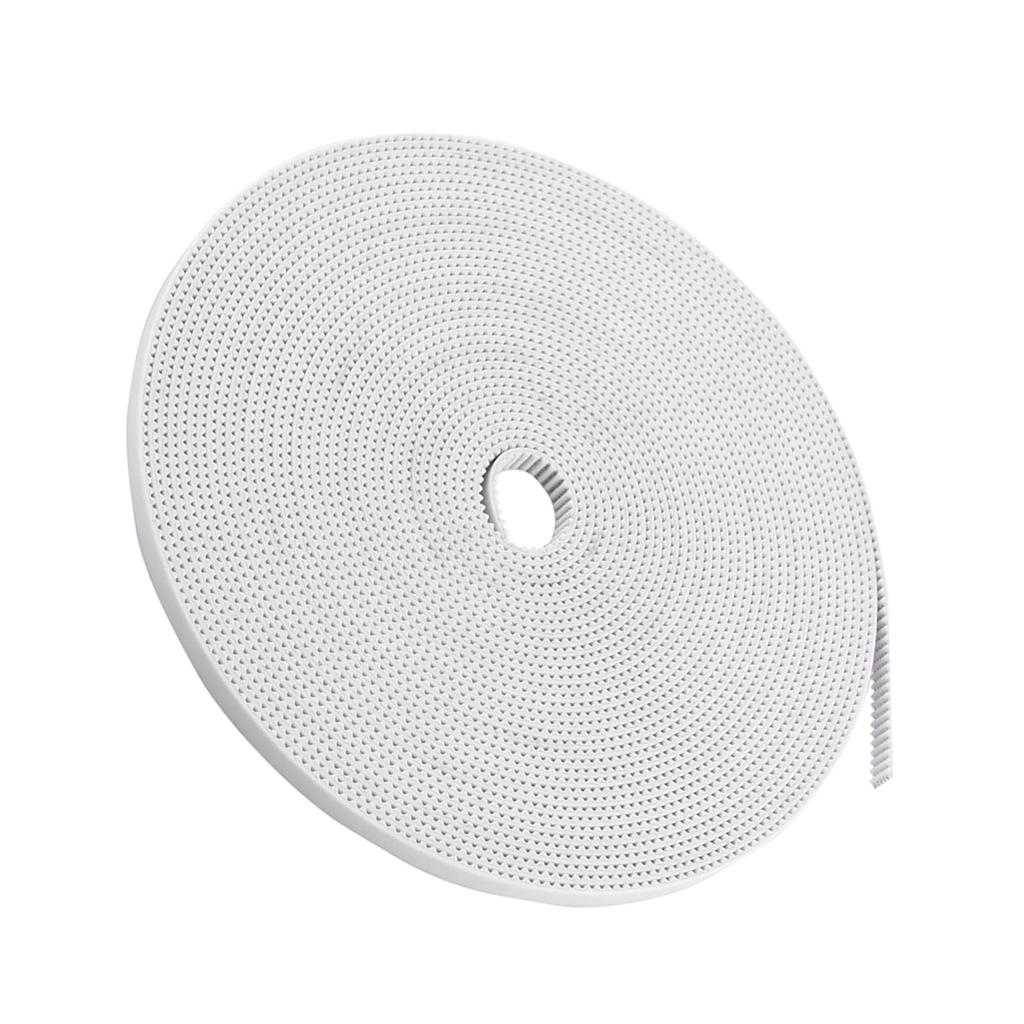 10M White Open Timing Belt Width 6mm PU with Steel Core 3D Printer Accessory