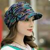 Floral Hat Women'S Korean Version Versatile Soft Hat Brim Duckbill Hat
