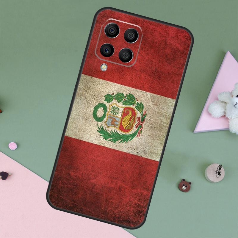 Peru Flag For Samsung Galaxy M20 M06 M16 M12 M13 M14 M15 M35 M55 M34 M54 M33 M53 M21 M31 M32 M52 Case