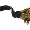 Halloween Kaleidoskop Rave-Brille Regenbogen Kristallgläser Verstellbar Trippy Psychedelisch Steampunk-Brille Bronze