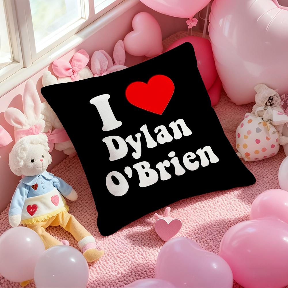 

Hot Actor D-Dylan O Brien Cushion Cover Pattern Printed Pillowcase for Living Room Sofa Cushion Cover & Bedroom Decor 12x12Inch