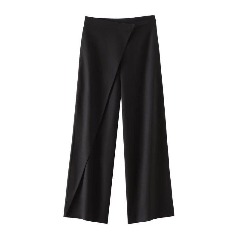 2024 Summer New Fashion Style Women's Clothing Sexy Style Silm Blended Spaghetti-Strap Camisole Top Pants 4387120