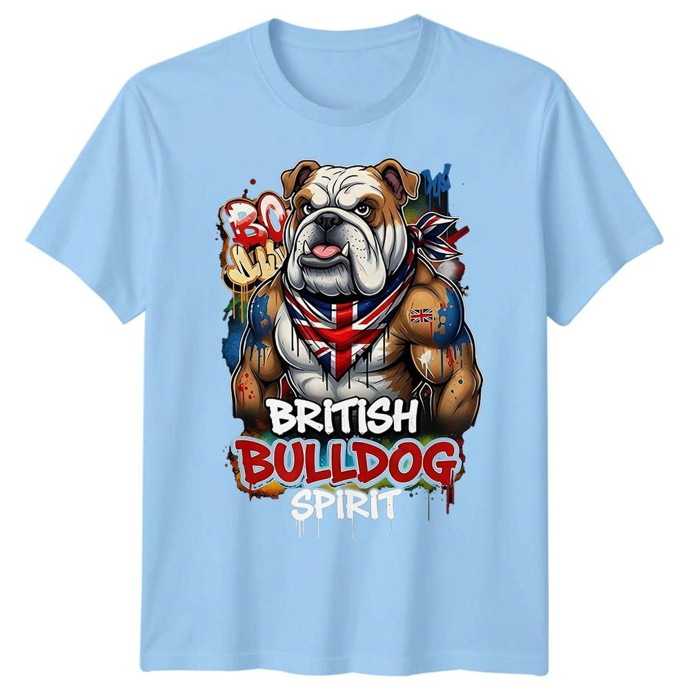 British Bulldog Spirit Bulldog Animals Unisex TShirt Unisexs Graphic Tee Union Jack S