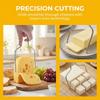 2PCS Stainless Steel Cheese Slicers Ergonomic Easy Clean Cheese Cutter Multipurpose Dishwasher Safe Butter Cutter