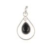 Black Tourmaline Gemstone 925 Sterling Silver Jewelry Handmade Pendant 1.60" PP-3-18