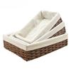 Handmade Woven Seagrass Storage Basket Organizer Bin for Desk Shelf Closet Farmhouse Decor for Snacks & Cosmetics