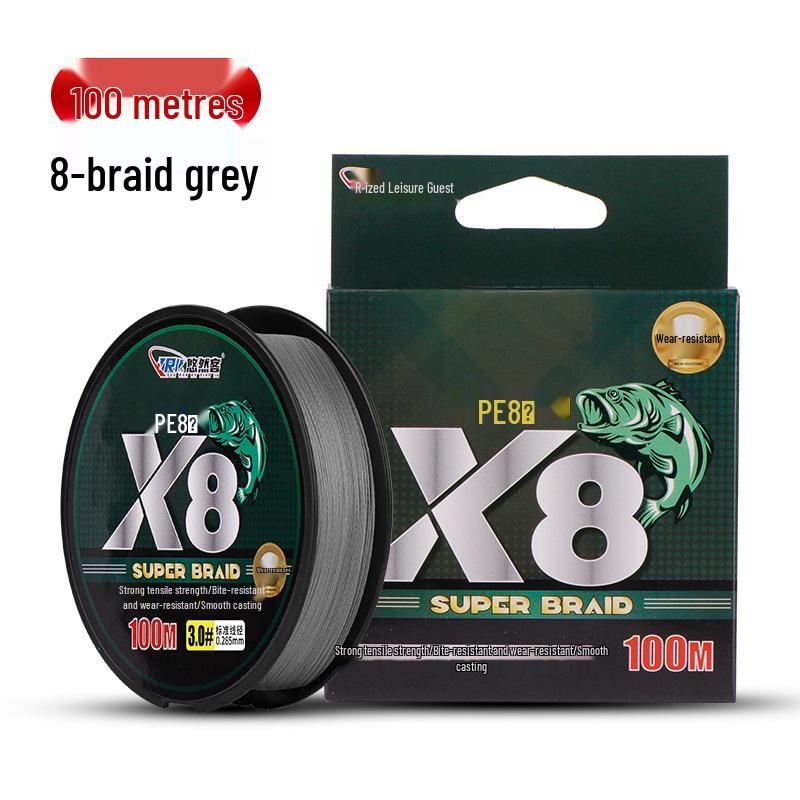 Superglatte PE Dyneema Angelschnur: 8-fach/4-fach geflochten, 100m/150m - Spezielle Hauptschnur für Köder