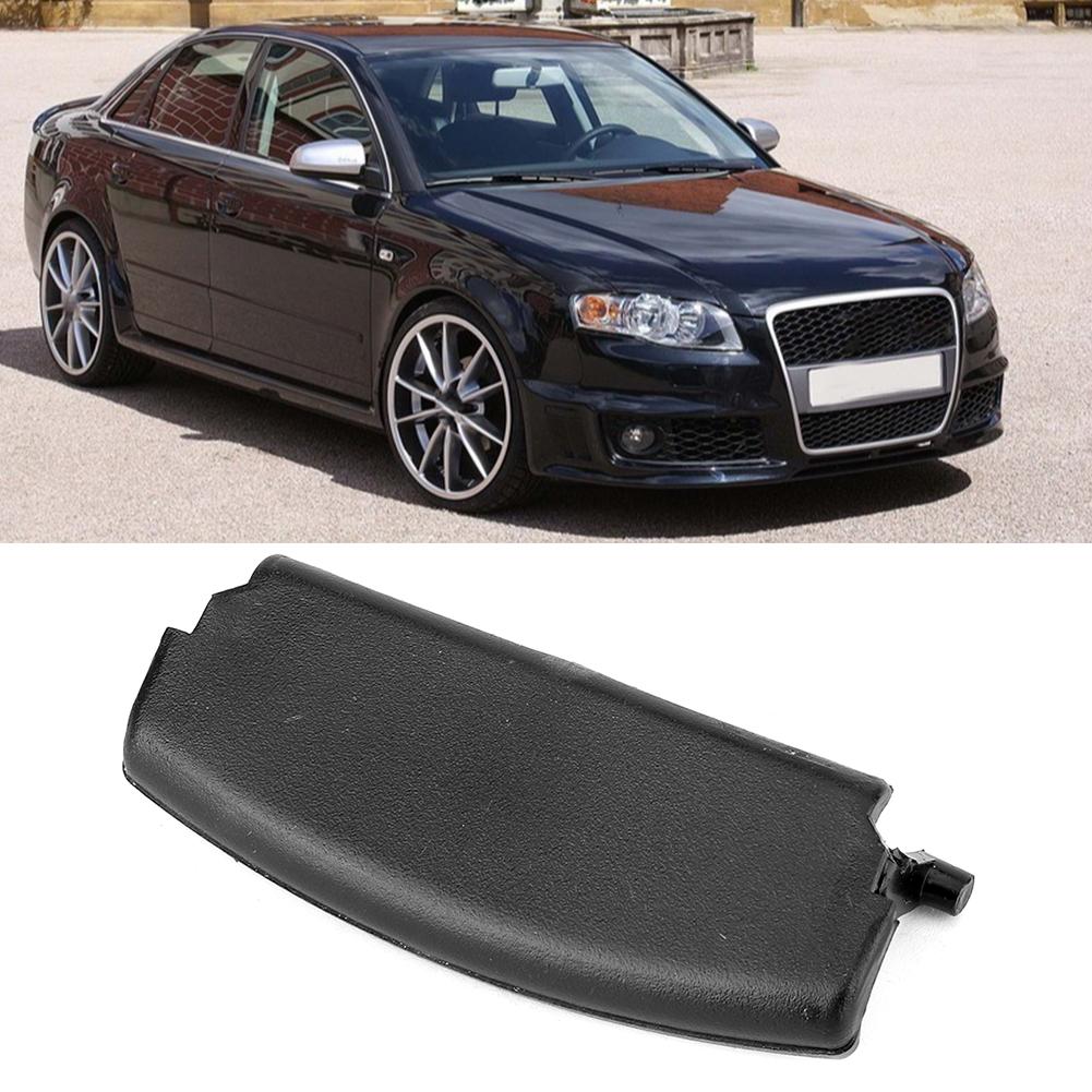 Car Center Console Armrest Box Cover Buckle Button Lid Accessory Fits for A4 B6 2002 2007Black