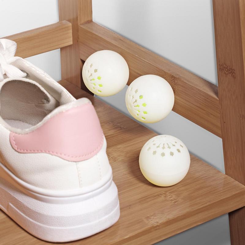 6Pcs/Pack Deodorizer Freshener Balls Sneaker Deodorizer Ball Long Lasting Odor for Sneakers Gym Bags Lockers Home Car 4cm