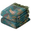 Japanese Throw Blanket Cotton Double Sided Sofa Cover Sofa Cushion Leisure Blanket Bedspread Four Seasons Cooling Quilt Sheet