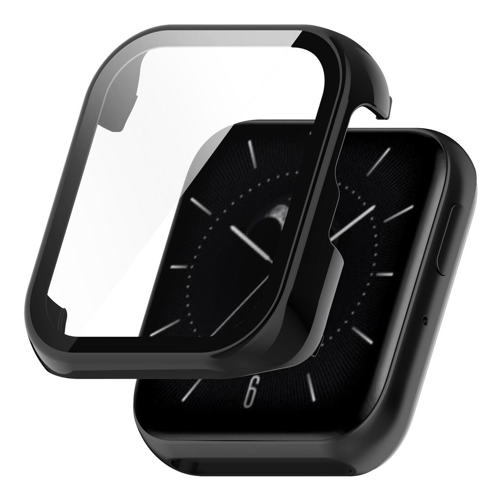 For Oppo Watch SE Watch Case PC Frame with Tempered Glass Screen Film