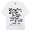 Vintage Sardines Graphic Print T Shirt Unisex Unisex Harajuku Fashion Short Sleeve Oversized Cozy Cotton Casual Tshirts Streetwear