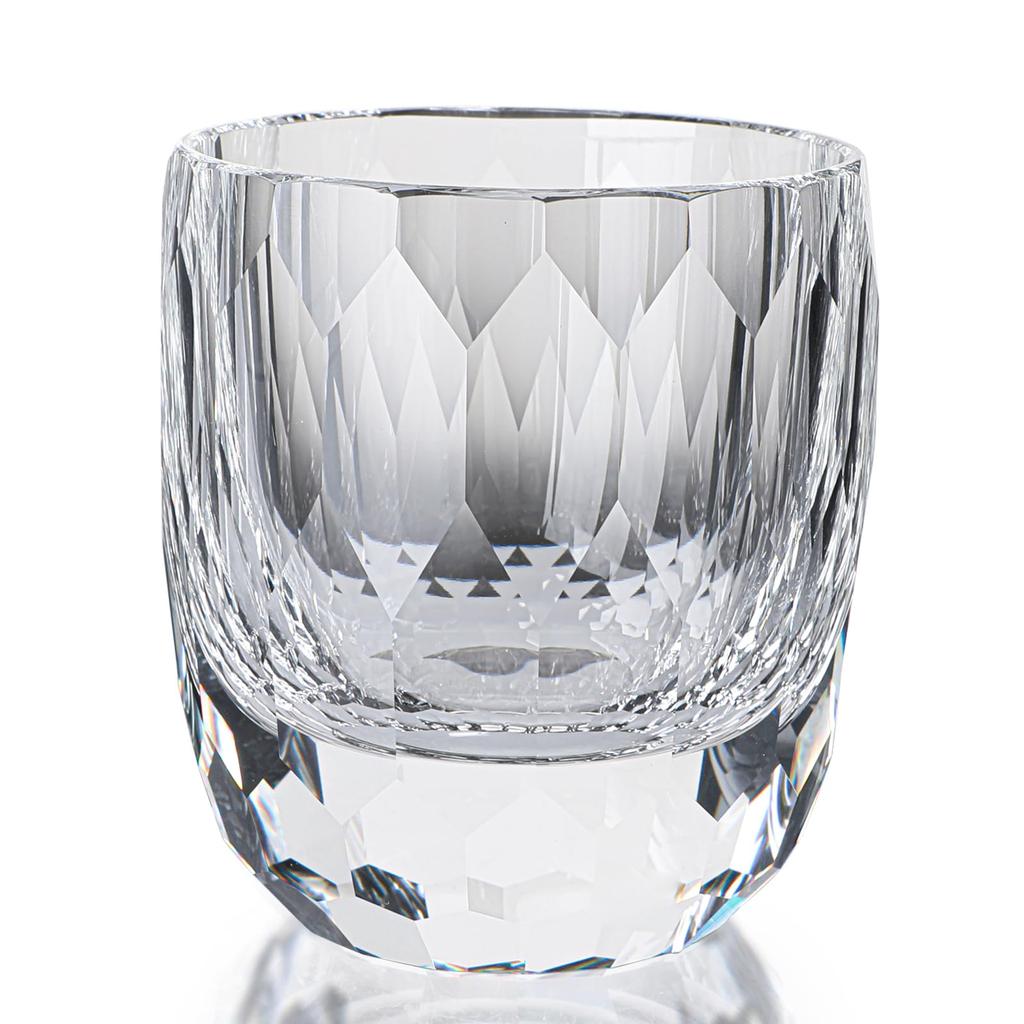 Whiskey Rocks K9 Crystal Handcrafted by Cut for Shochu and Birthday Wooden Box Included Glass, Glass, Glass, 300ml, Artisans, Hand-Polished, Glass,