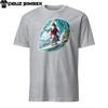 Surfing Jesus Grafik T-Shirt Unisex Kurzarm Strand Christliches T-Shirt Herren Damen T-Shirts Top S-3XL
