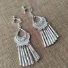 Yunnan Ethnic Style Handmade Tassel Earrings for Women