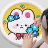 Cartoon Panda Pattern Diamond Painting DIY Kids Handmade Tiled Rabbit Round Diamond Painting