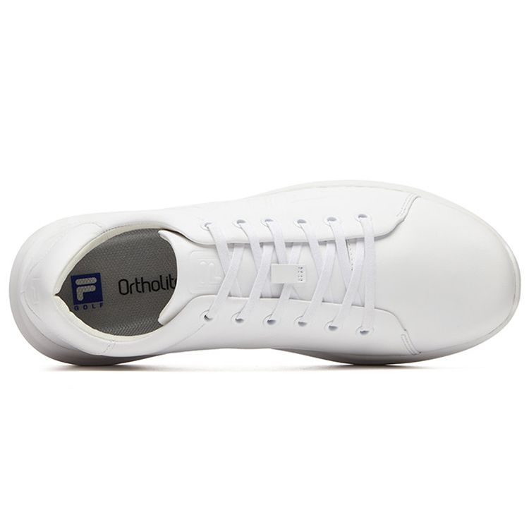 Fila Swing 1911 Minimalist Comfortable Synthetic Leather Low-Top Running Shoes Men Sneaker White A12M112402FFW