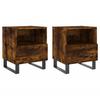 VidaXL Bedside Tables 2pcs Smoked Oak 40x35x47.5cm Engineered Wood 827495