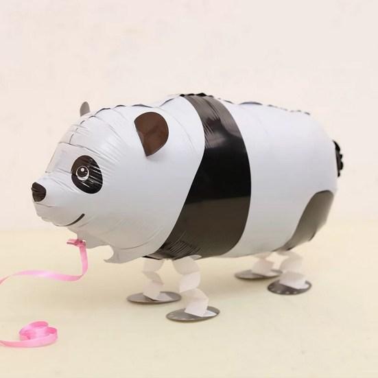 Ballon jouet anti-fuite réutilisable auto-scellé réaliste debout enfants jouant sans odeur animaux marchant ballon en aluminium jouet pour enfants