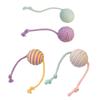 Sisal Balls for Cats Teasing Indoor Exercising Enrichment Cats Chew Toy Hunting Teething Cats Teasing Supply 6PCS