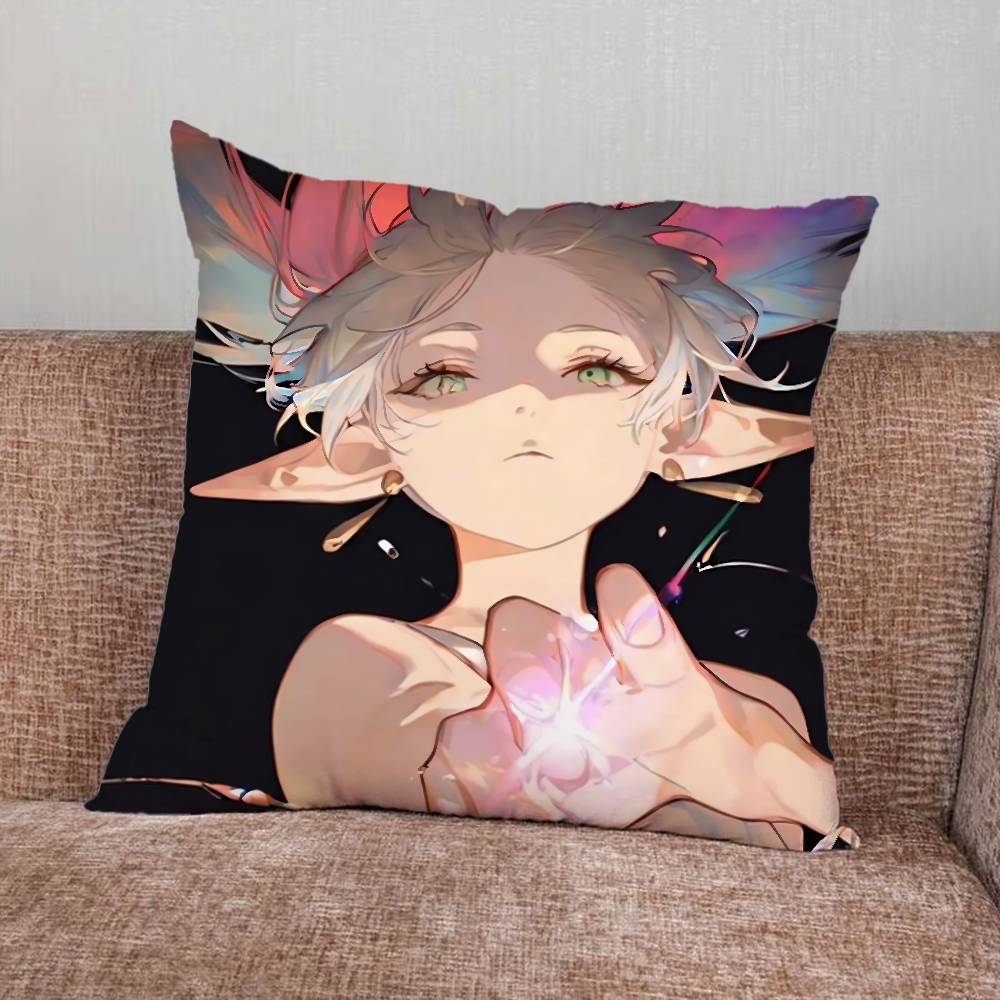 Sousou No F-Frieren Pillow Case Pillowcase Home Sofa Cushions Car Cushions Pillowcover Office Pillowshell Pillow