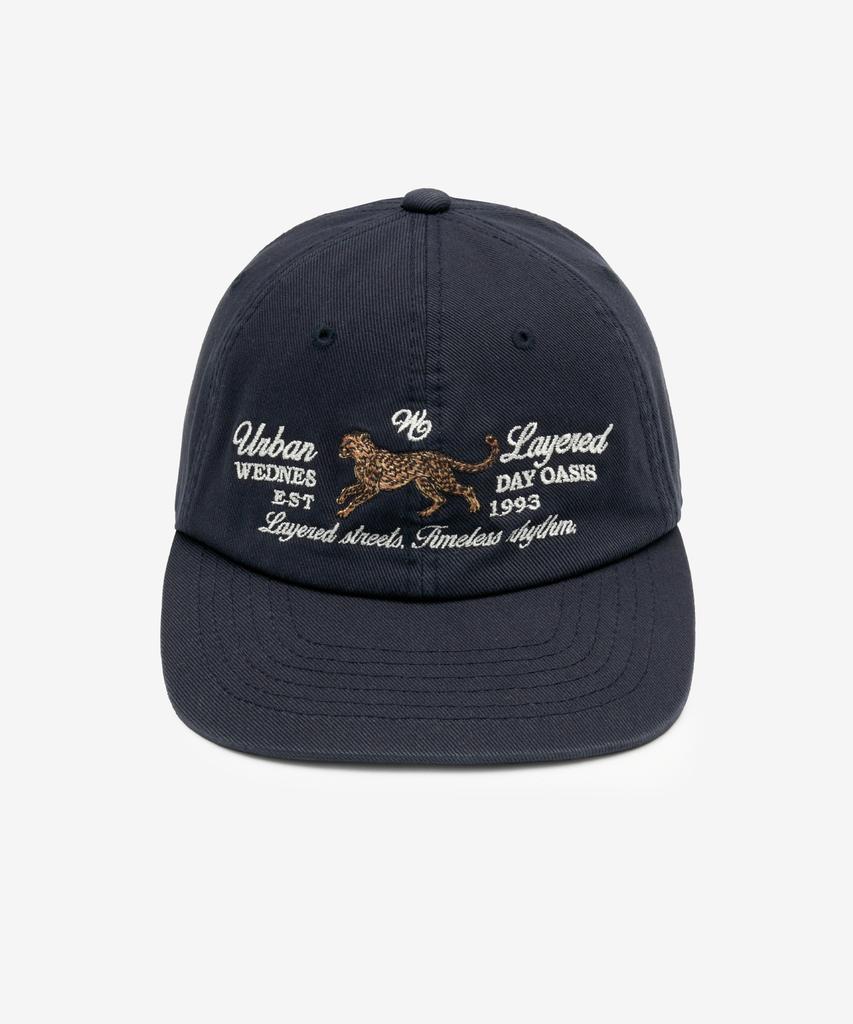 Wednesday Oasis For Woman Layered With Leopard Ball Cap_Navy(W25-Acc06)