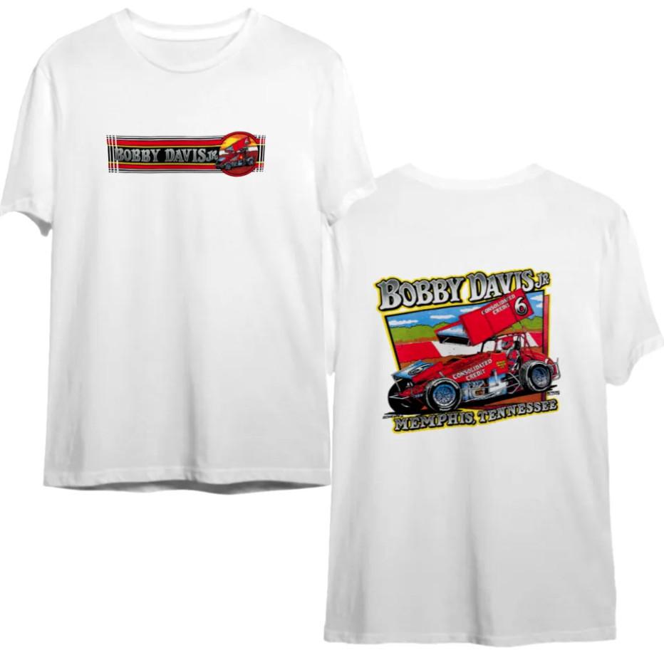 Vintage 1986 Bobby Davis Jr. Sprint Car Racing T-Shirt – Classic Motorsports Tee