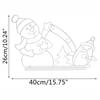 Christmas Lights Outdoor Decor Glowing Snowman & Penguin Christmas Atmosphere