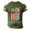Men’s Short Sleeve Casual T-Shirt with Independence Day Inspired Print We the People 250 Years 1776 2026 Design Crew Neck
