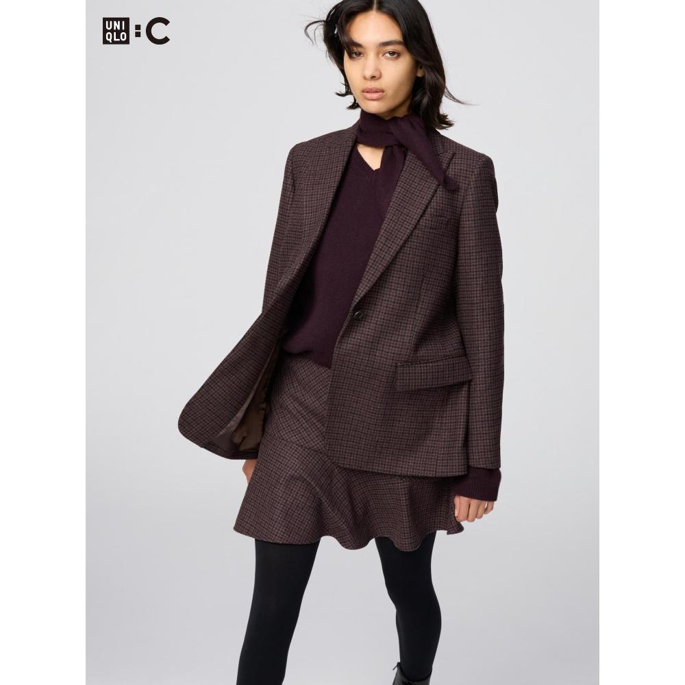 Uniqlo Tweed Tailored Jacket