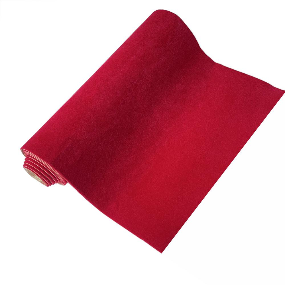 Тканевые клейкие листы из бархата с клейкой основой для рукоделия, вкладыш для шкатулки для украшений, защитные накладки для мебели, водостойкие, для DIY 15 x 20cm красный