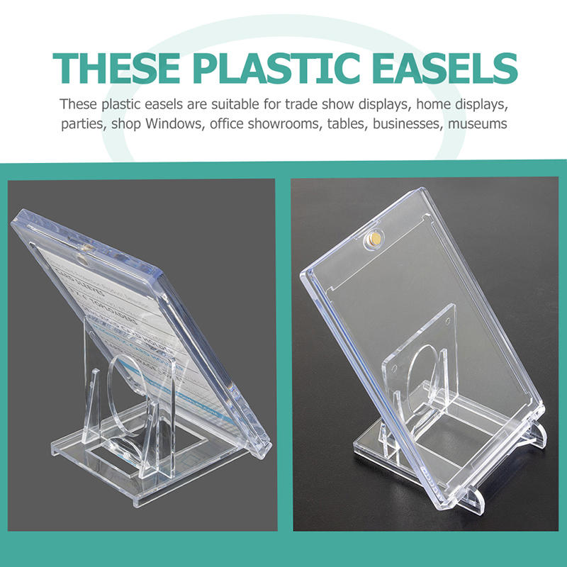 1 Ard Holder Support Cards Protectors Hard Plastic Sleeves Trading Display Case Sports Card-2 Style To Choice
