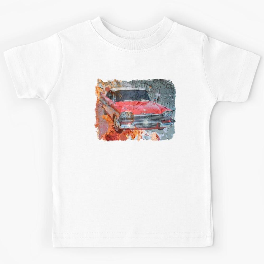 1958 PLYMOUTH FURY, VINTAGE ROD, CARS FOR TEE S Kids T-Shirt 110
