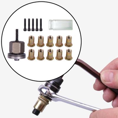 Hand Rivet Nut Tool Drill Adapter Easy To Use Portable Insert M3 M12 Replacement
