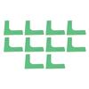 10 PCS Tennis Court Line Boundary Markers Right Angle Plane Landmark Court Marker for Football Badminton Green