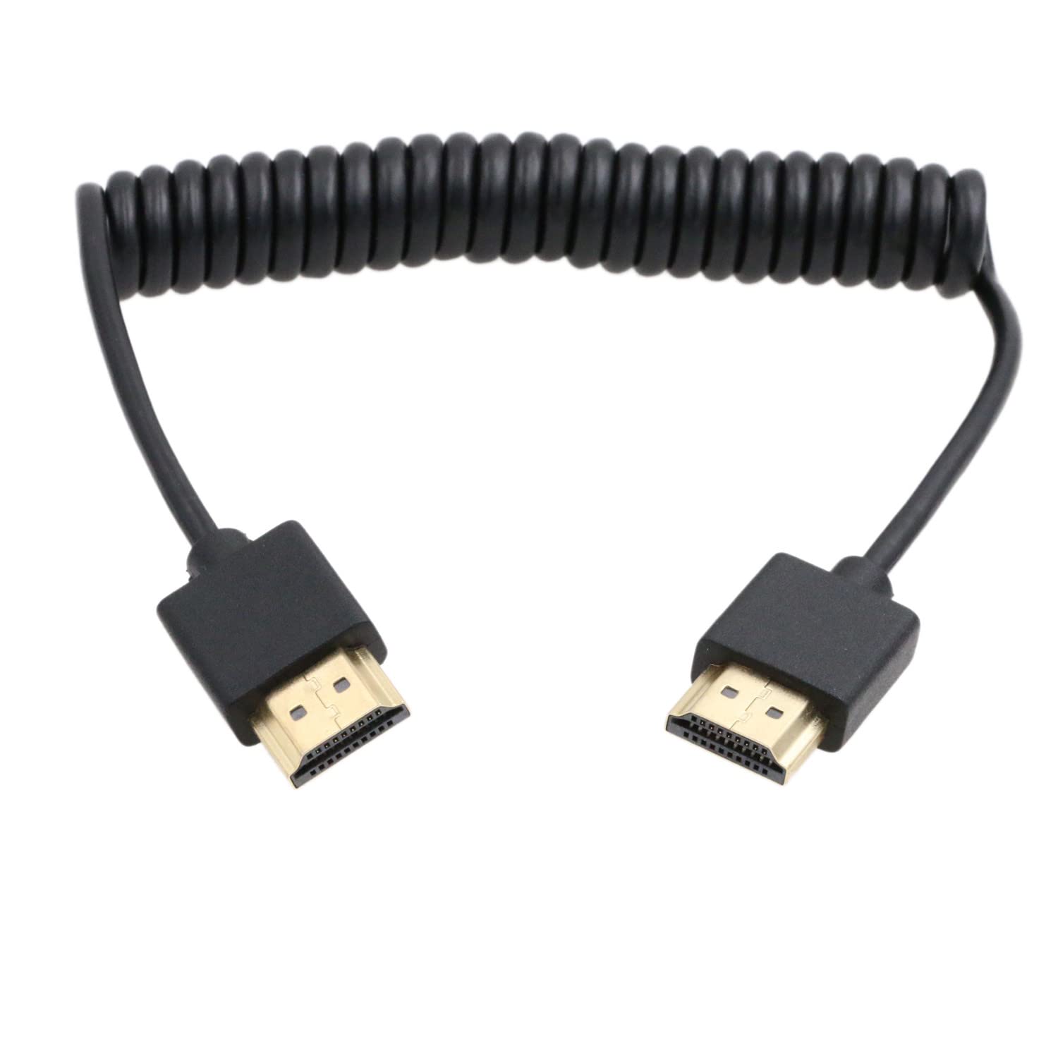 HangTon Cavo HDMI 8K 4K 120fps UHD Arrotolato per ATOMOS Ninja V Blackmagic BMPCC Sony A7S Nikon Fotocamera Porta HDMI di Tipo A Portkey, Monitor, 4K, ZCAM, III,