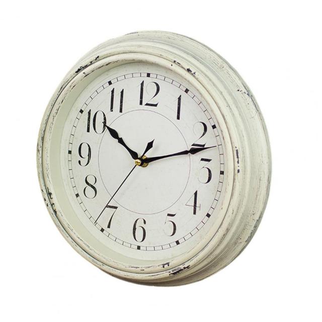 Easy To Hang Wall Clock Vintage Hanging Clock Silent Non Ticking Wall Clock for Home Decoration Easy To Read Round