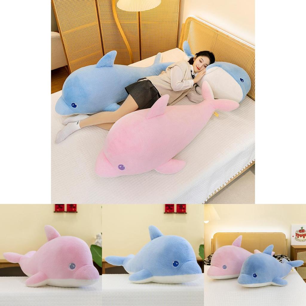 Cute Cartoon Dolphin Plush Toy Children Toy Pillow For Kids And Collectors
