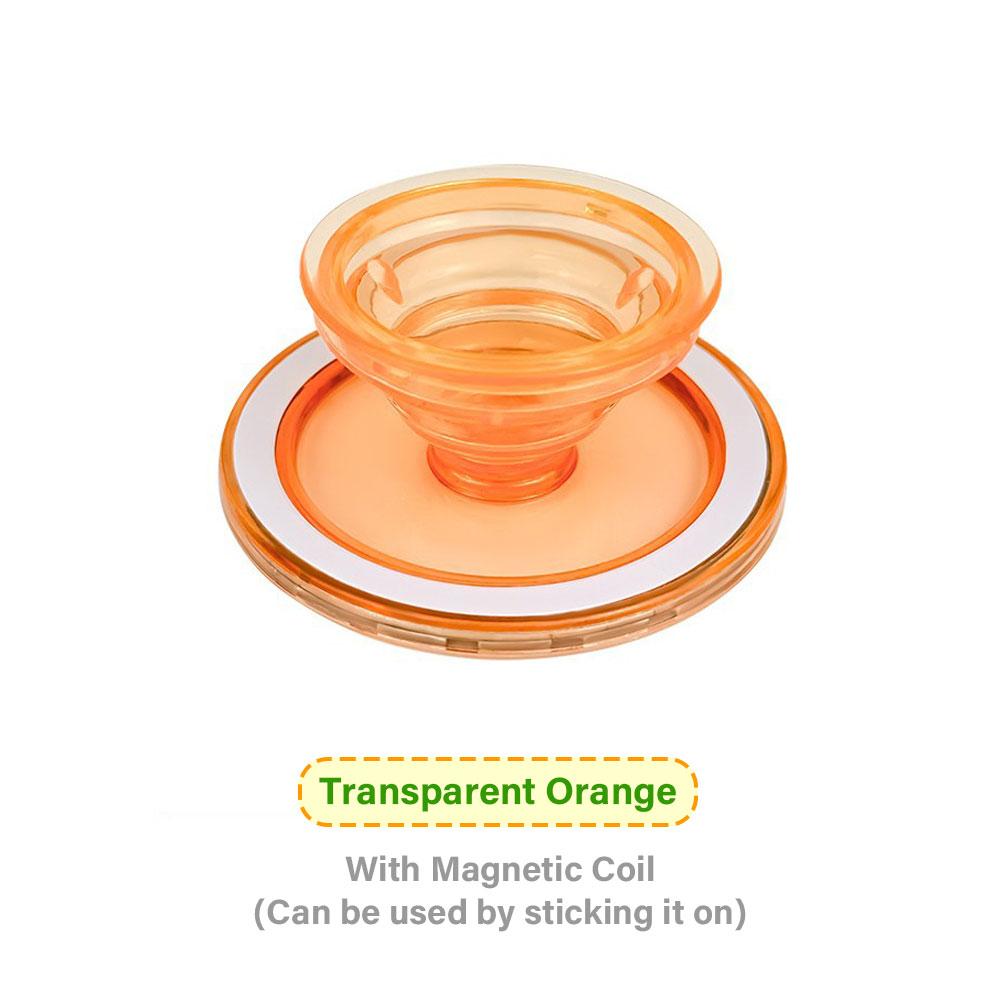 Silicone World Magnetic Folding Mobile Phone Grip Holder Socket Support for Magsafe Ring Finger Expanding Stand Portable Bracket