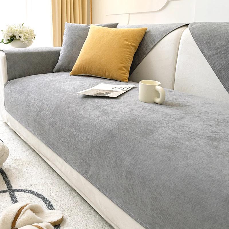 Non Stick Waterproof Sofa Cover Fabric Suitable for All Seasons Wear-resistant Sofa Cushion Cover Anti Slip and Not Easy To Fade