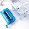 Portable Mini Manual Paper Shredder Transparent Hand Crank Paper Sharper ABS Non-slip Base Documents Paper Cutting Tool Office