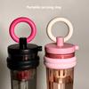 Portable Water Bottle Tea Strainers High Temperature Resistant Bottles with Straw