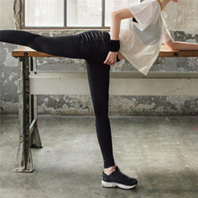 Short Sleeved Clothing Female Fitness Loose Running Perspective Hollow Sports Mesh Tops Breathable Quick-drying Yoga Shirt