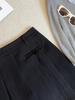 Women's Korean Style Gray Pleated A-line High-Waisted Skirt - Summer 2026 Slimming, Anti-exposure, Versatile
