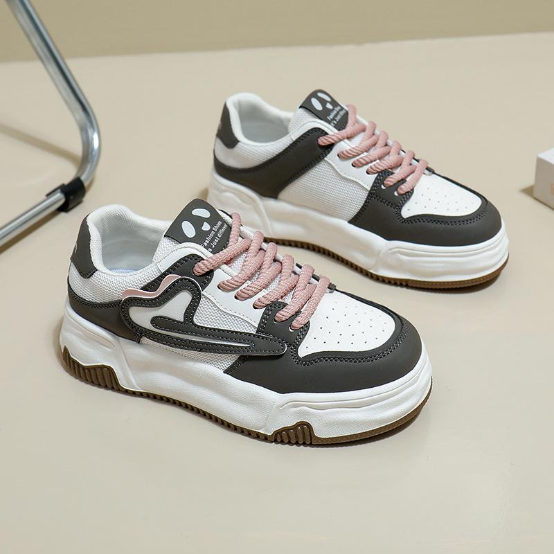 White Shoes for Women  Spring New Student Korean Style Ins Trendy Versatile Platform Shoes Spring and Autumn Casual Shoes Kt2606